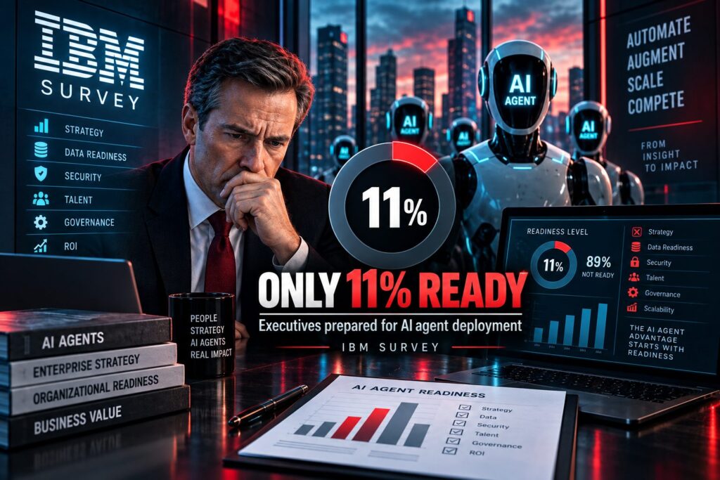 Only 11% of Executives Feel Ready for AI Agent Deployment, IBM Survey Finds