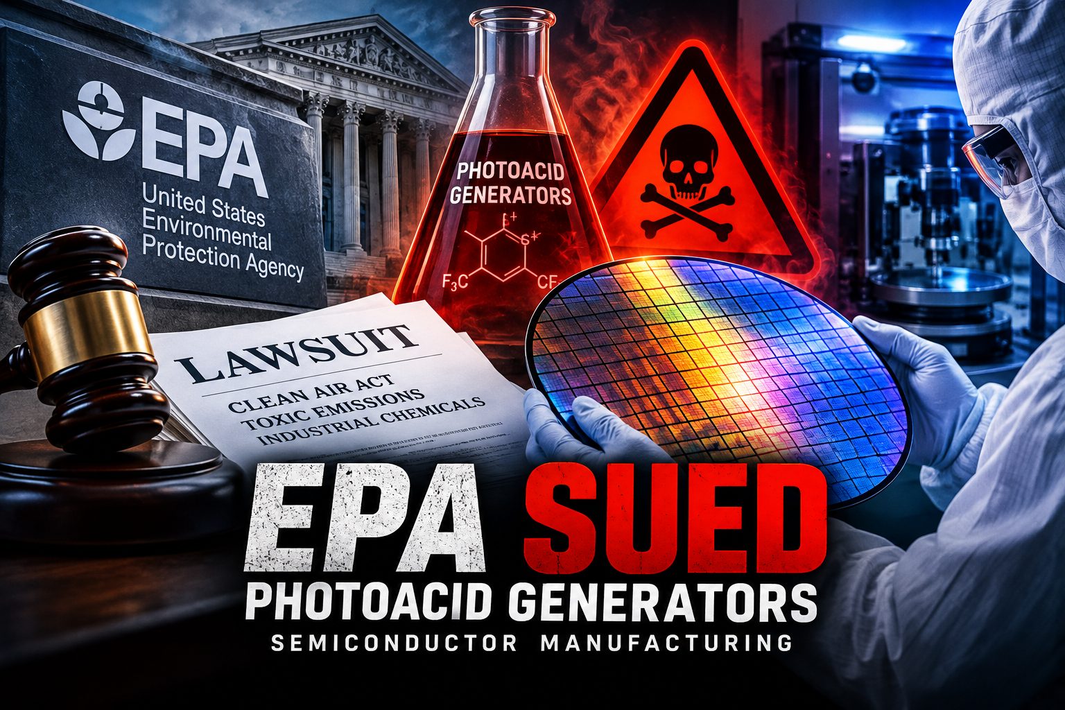 EPA Sued Over Approval of Toxic Photoacid Generators Used in Semiconductor Manufacturing