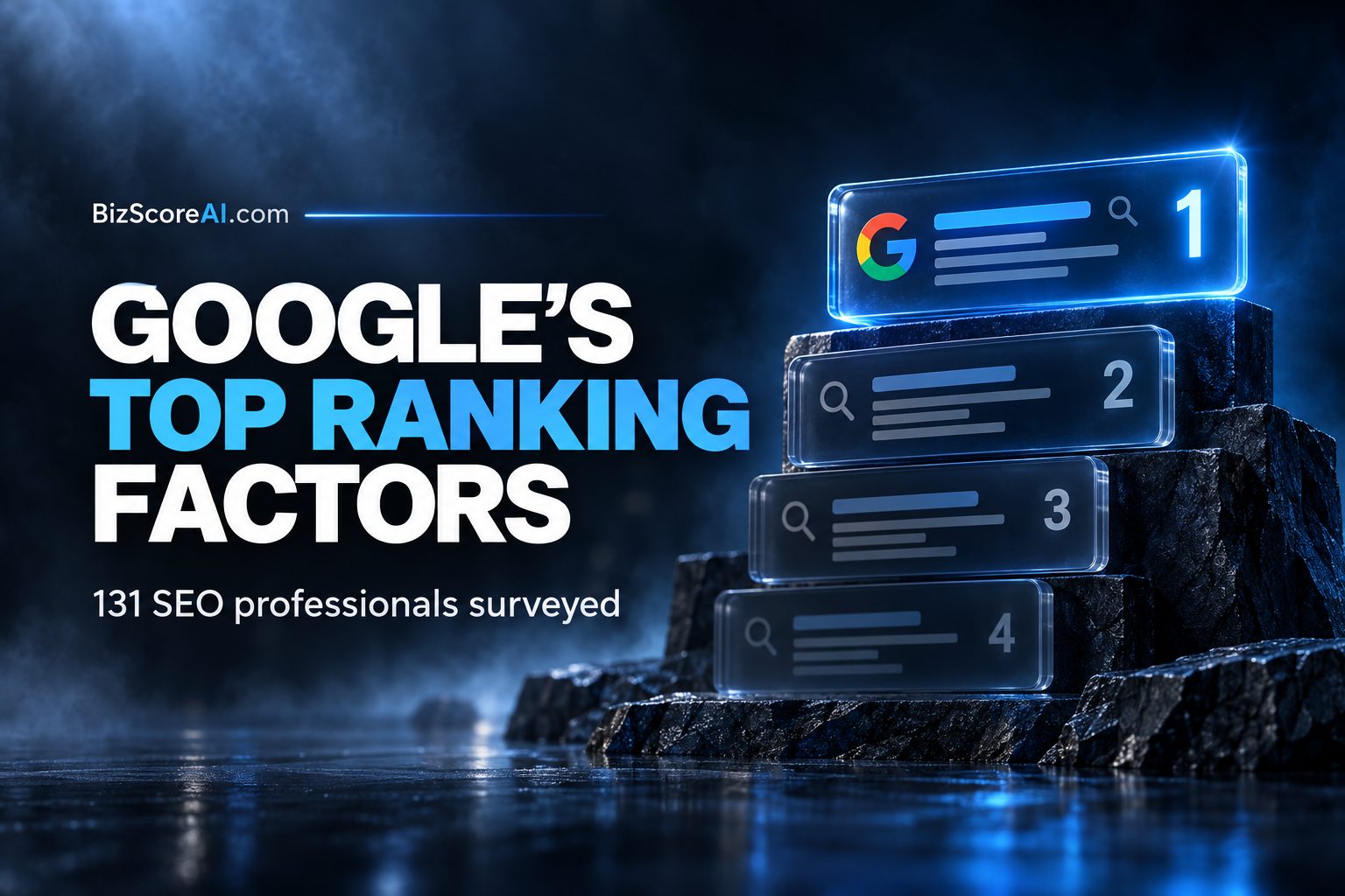 Google’s top ranking factors, according to 131 SEO professionals
