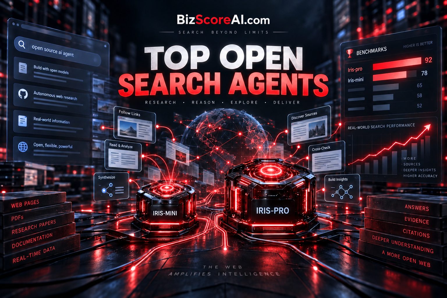 Iris-mini and Iris-pro: the strongest open-weight search agents in their class