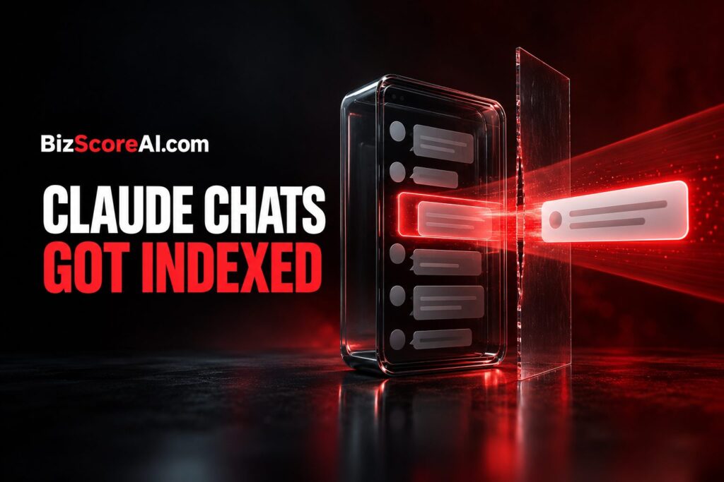 Private AI chat pages leaking through a transparent barrier from a smartphone