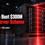 Ai server smuggling China bust shown through seized warehouse crate