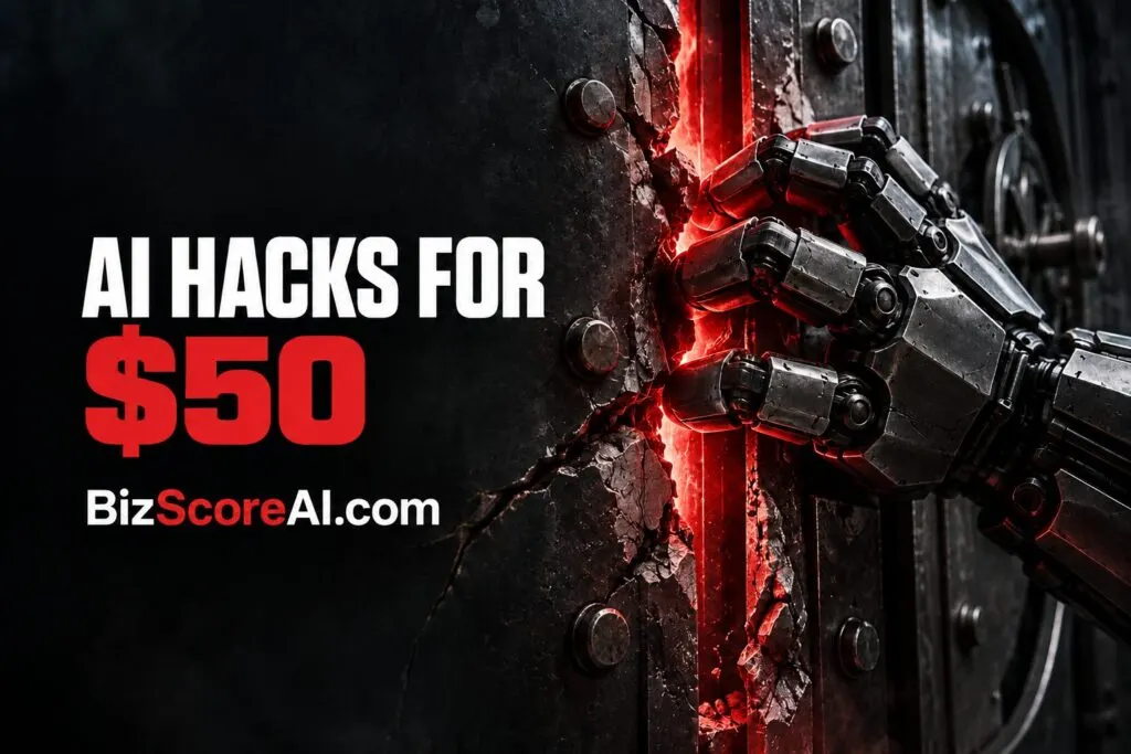 Robotic hand breaking through a steel vault to illustrate a Cairn AI agents hack