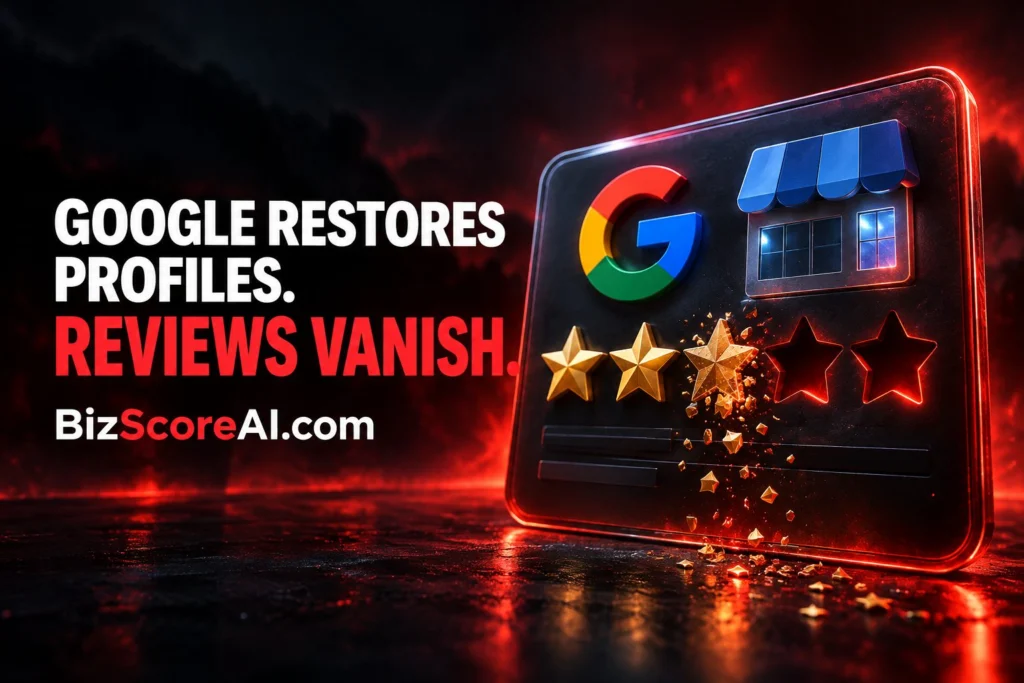 Google Business Profile reviews vanishing from a reinstated business listing