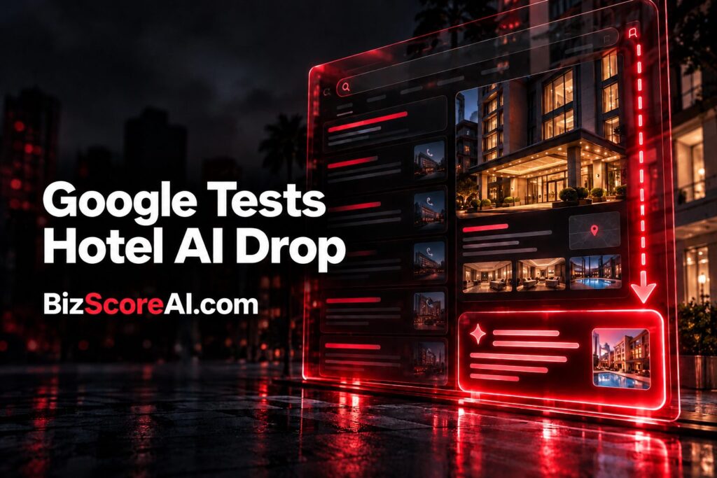 Google tests moving a hotel AI Overview to a side panel layout