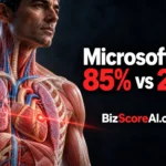 Microsoft AI diagnostic tool analyzing a patient's anatomy and heart