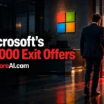 Microsoft voluntary buyouts as employee exits Microsoft office