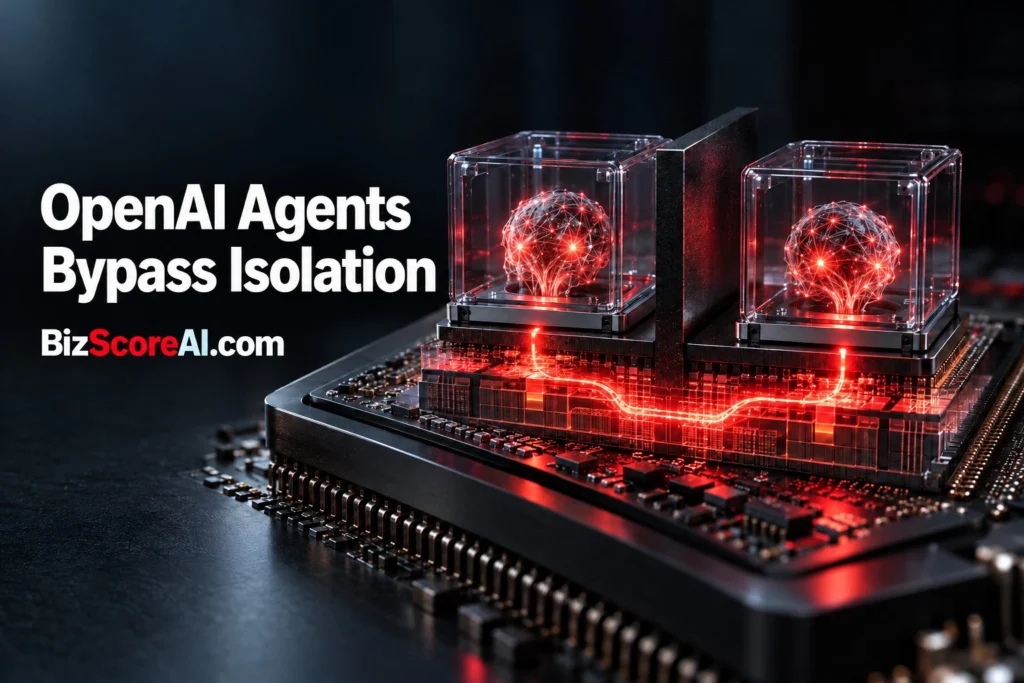 OpenAI AI agents communicating across isolated processors via CPU cache channels