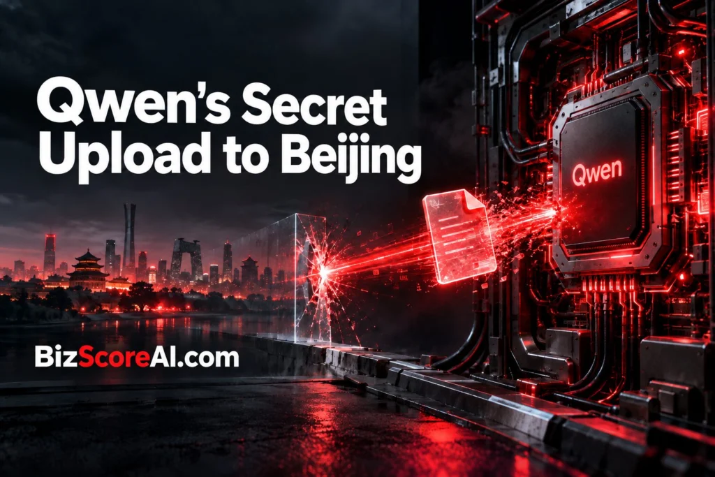 Qwen3.8-Flash-Next file upload sent from a server toward Beijing