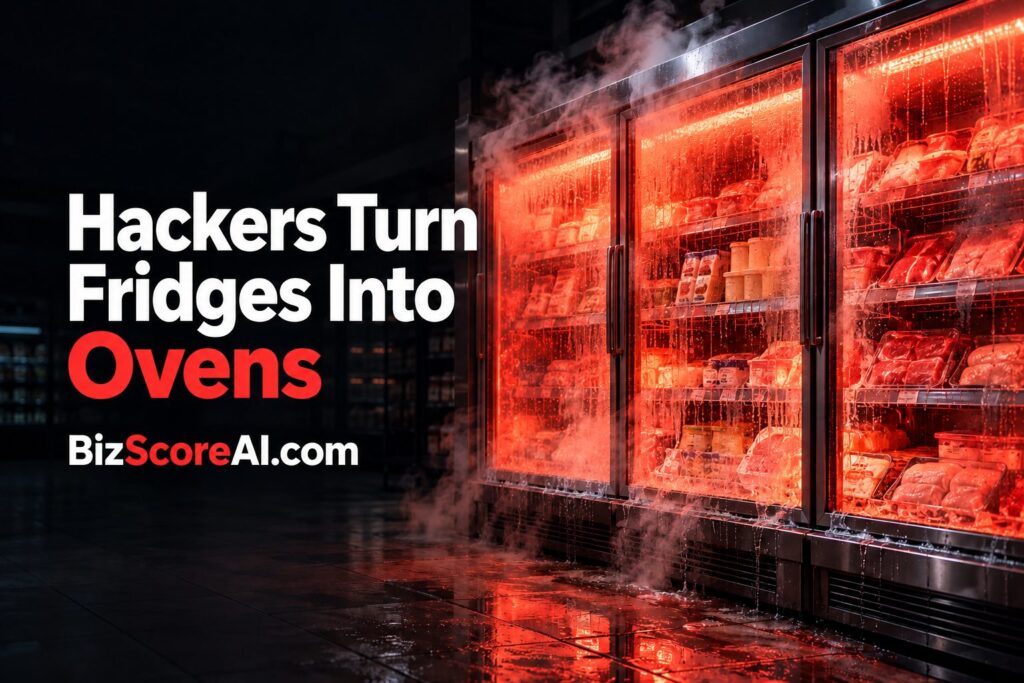Supermarket refrigeration cyberattack causes freezer cases to glow red and steam