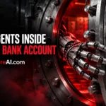 AI agents accessing bank through a secured vault mechanism