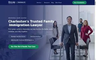Occam Immigration website