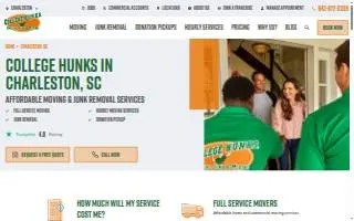 College Hunks Hauling Junk and Moving Charleston website