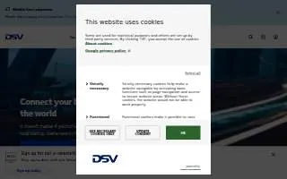 DSV website