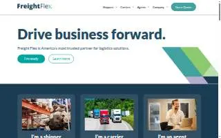 Freight Flex website