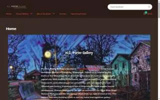 H C Porter Gallery website