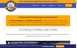 Truck Driver Institute - TDI Richburg Location