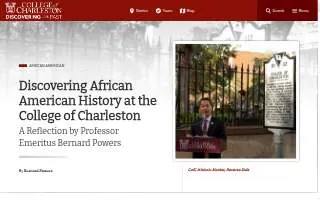 College of Charleston Marker website