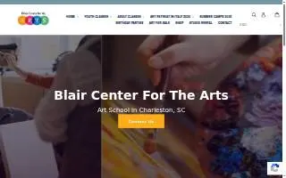 Blair Center for the Arts of Mt Pleasant website