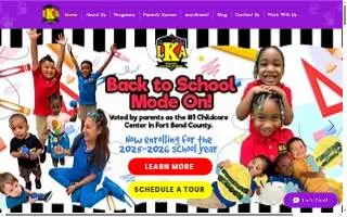 Kidzville Academy website