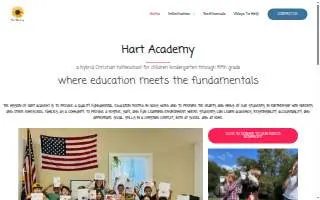 Hart Academy website