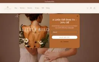 Little Bird Charleston website