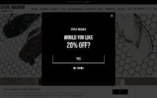 Steve Madden website