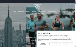 Super Runners Shop website