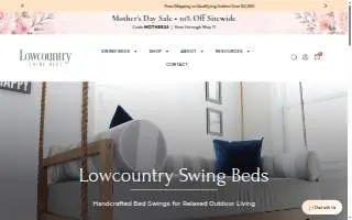 Lowcountry Swing Beds website