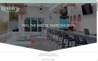 Revelry Brewing - Folly Beach website
