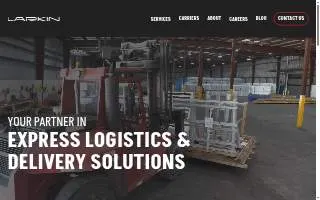 Larkin Express Logistics website