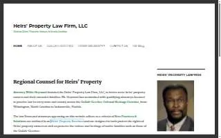Heirs' Property Law Firm, LLC website