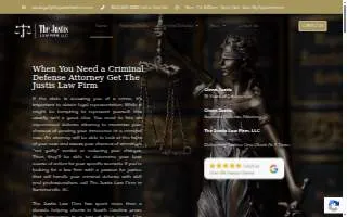 The Justis Law Firm, LLC website