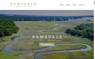 Ramsdale Law Firm website