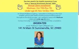 Christie Fulkerson Agency website