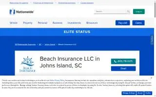 Nationwide Insurance: Beach Insurance LLC website