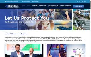 A i Insurance Services website