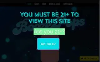 Booze Pops website