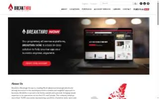 Breakthru Beverage of Myrtle Beach website