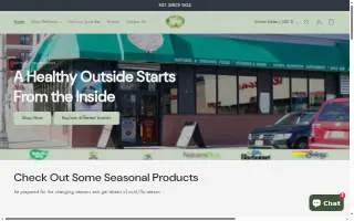 Olive May Natural Foods website