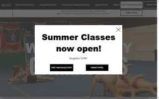 West Ashley Gymnastics website