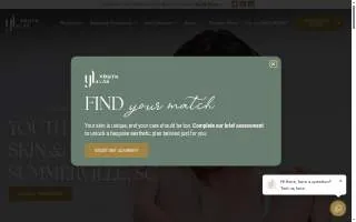 Youth Lab Medical Spa website