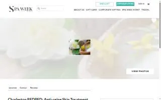 Charleston REDBED: Anti-aging Skin Treatment website