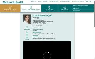 Olinda Spencer, Md website