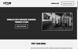 WERKD Fitness Training & Nutrition of Charleston website