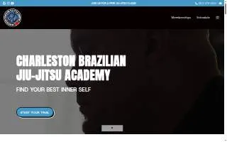 Charleston Brazilian Jiu-Jitsu LLC website