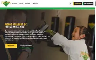 Premier Martial Arts Mount Pleasant website