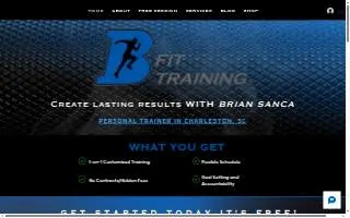 Personal Fitness and Nutrition training website