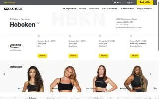 SoulCycle HBKN - Hoboken website