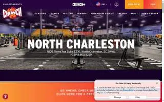 Crunch Fitness - North Charleston website
